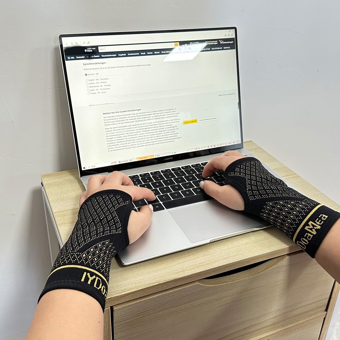 Copper Wrist Compression Sleeves for Arthritis Workout Carpal Tunnel