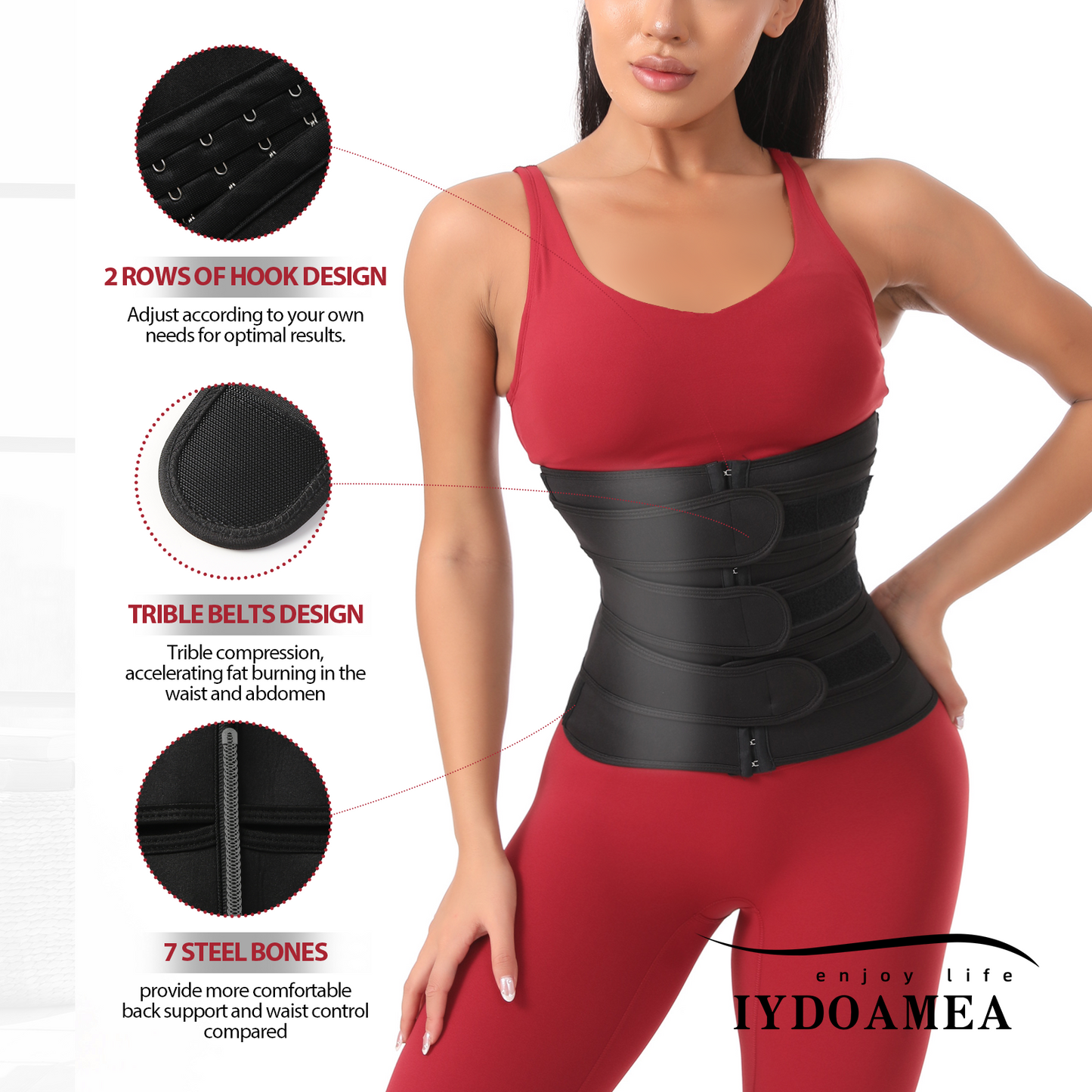 Sweat Waist Trainer Weight Loss Sports Girdle