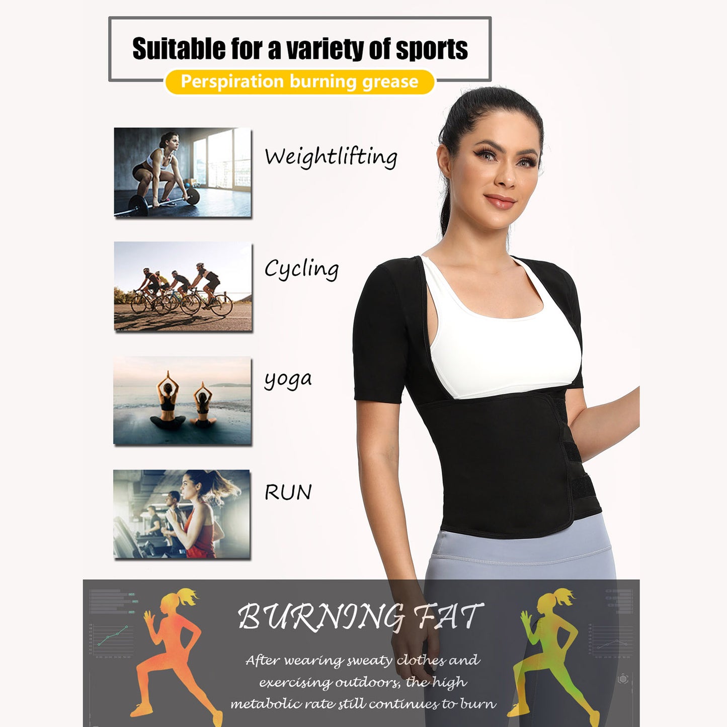 Women's' Sauna Suit Workout Sweat Body Shaper