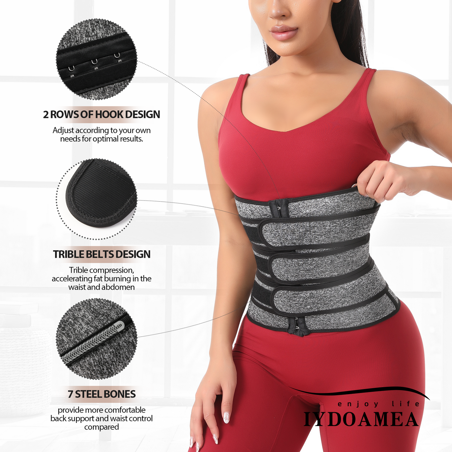 Sweat Waist Trainer Weight Loss Sports Girdle