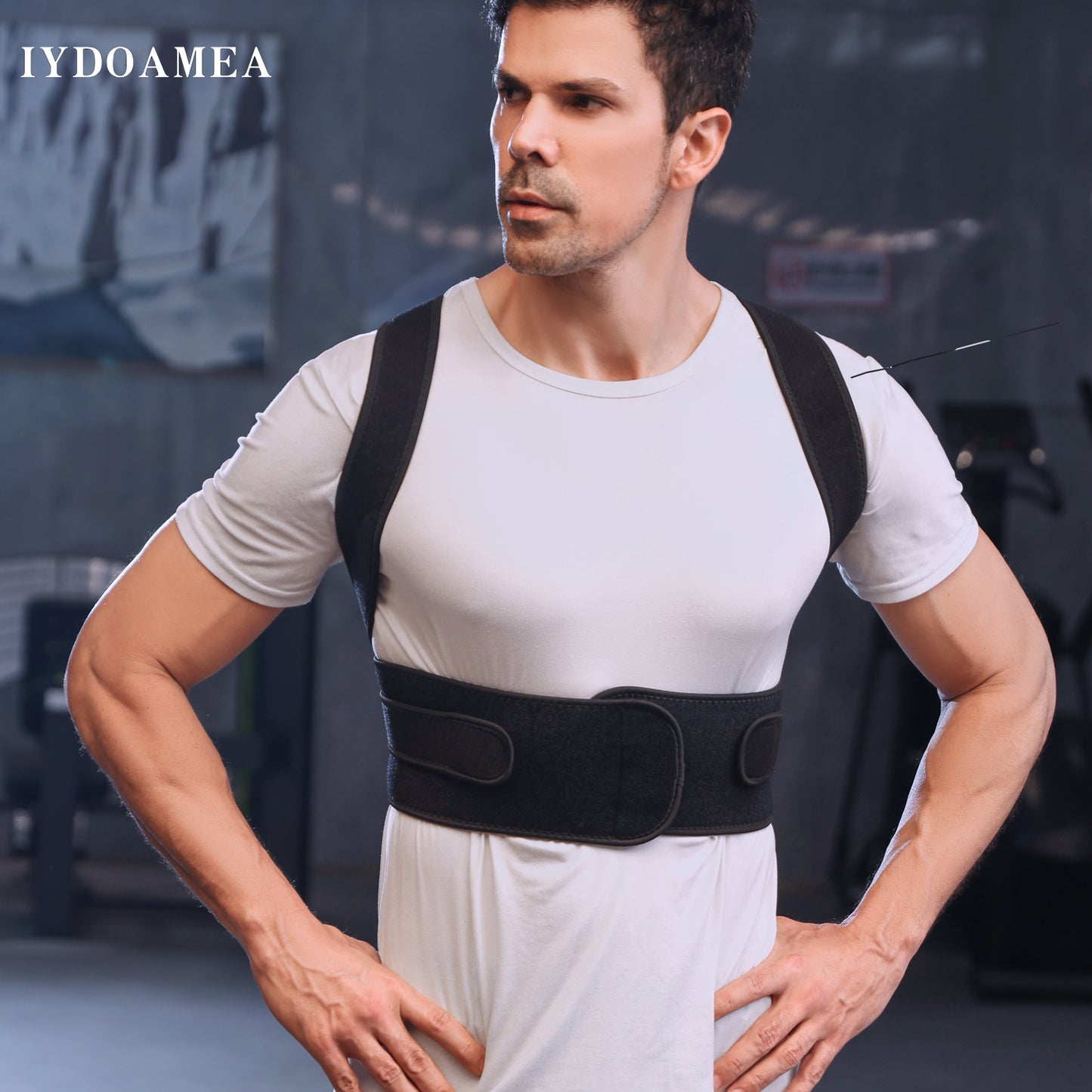 Adjustable Posture Back Brace for Upper and Lower Back Pain Relief