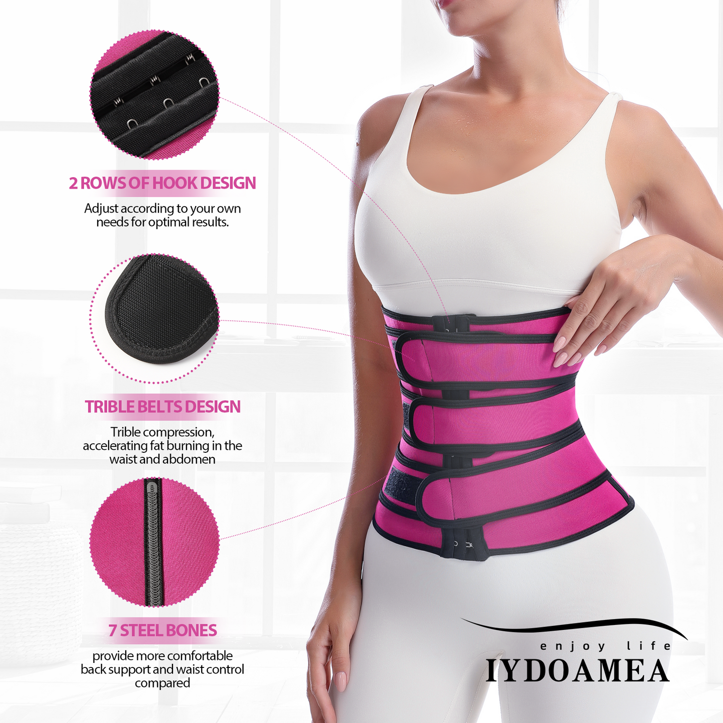 Sweat Waist Trainer Weight Loss Sports Girdle