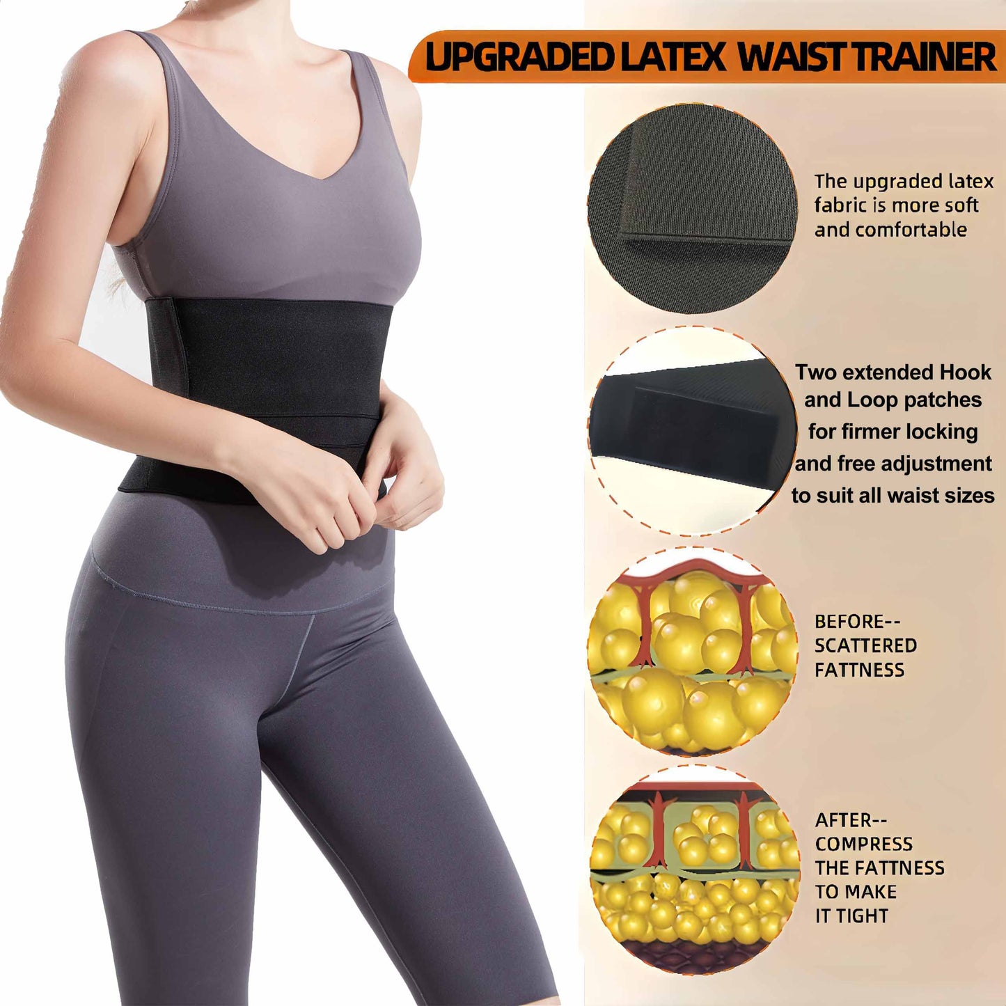 Waist Trainer for Women Bandage Wrap Trimmer Belt