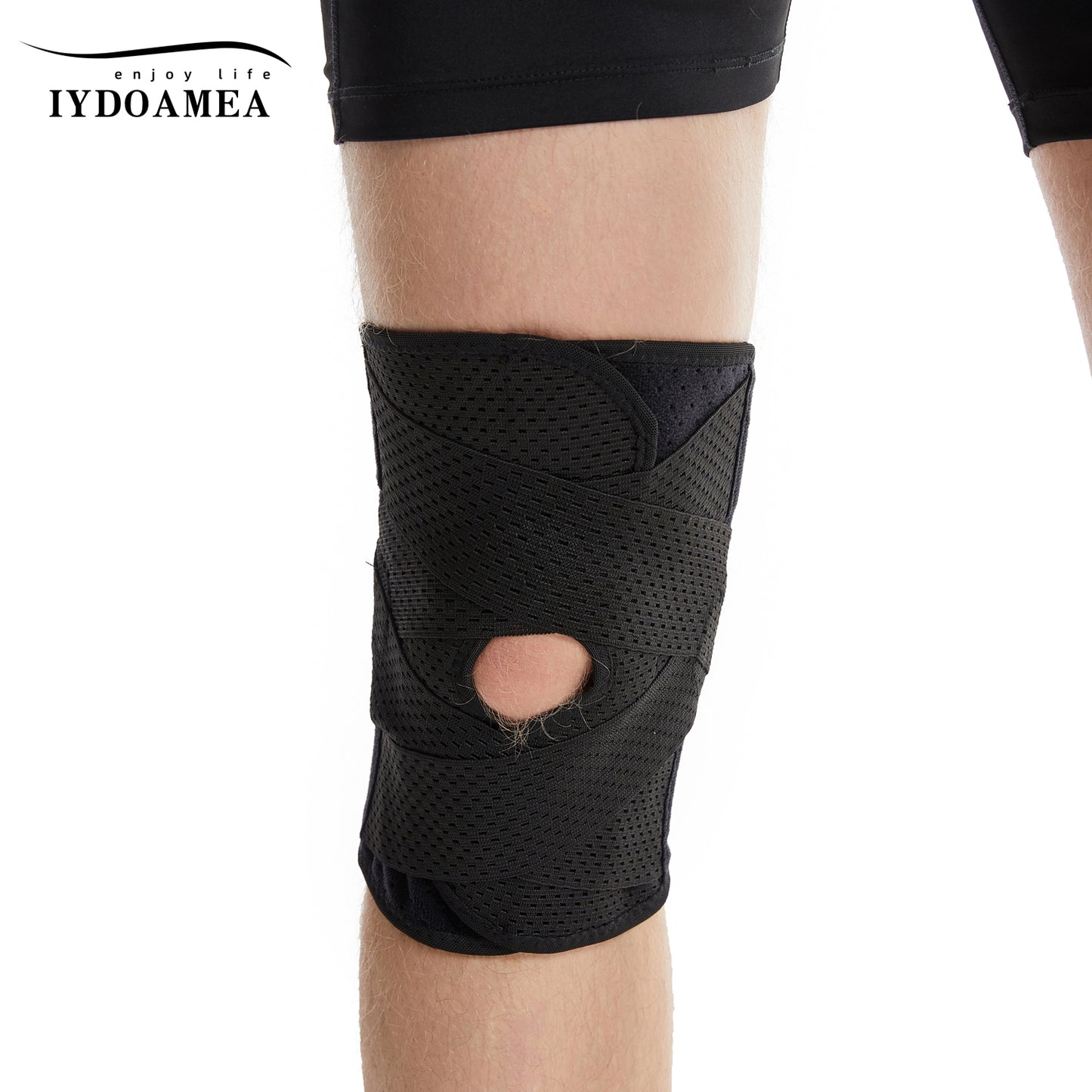 Compression Knee Support with Air Mesh Fabric Maximum Size 7XL Obese People