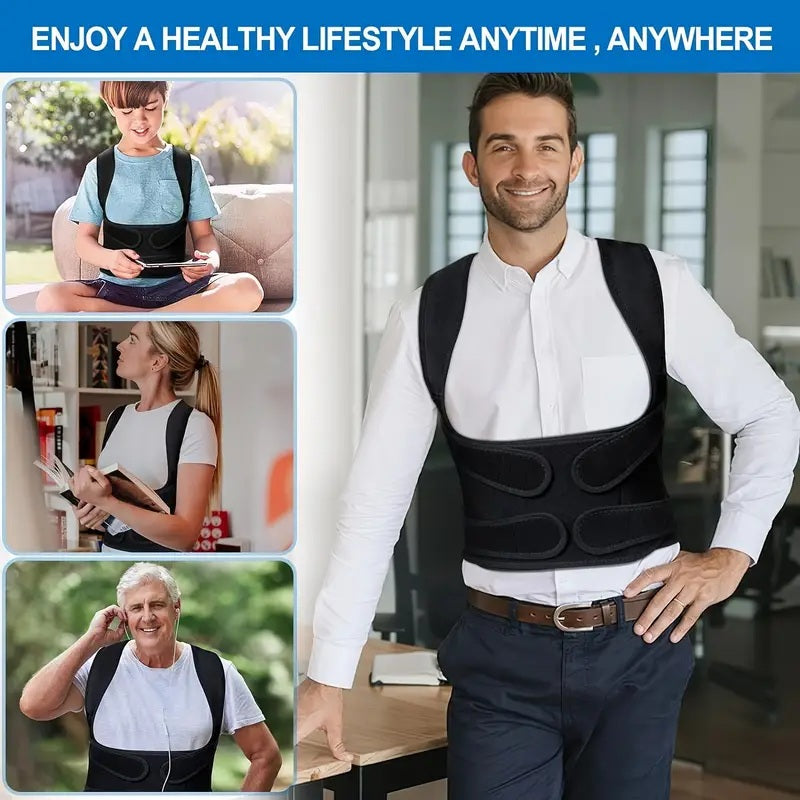 Back Brace and Posture Corrector for Women and Men