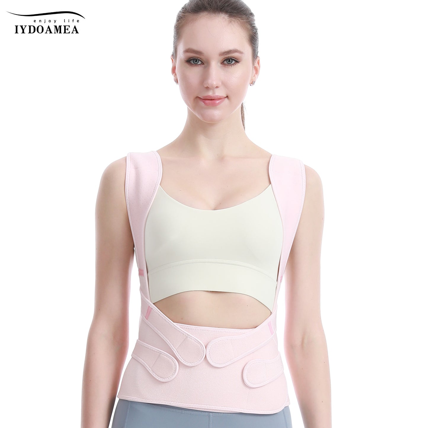 Adjustable Full Back Brace Posture Corrector For Women
