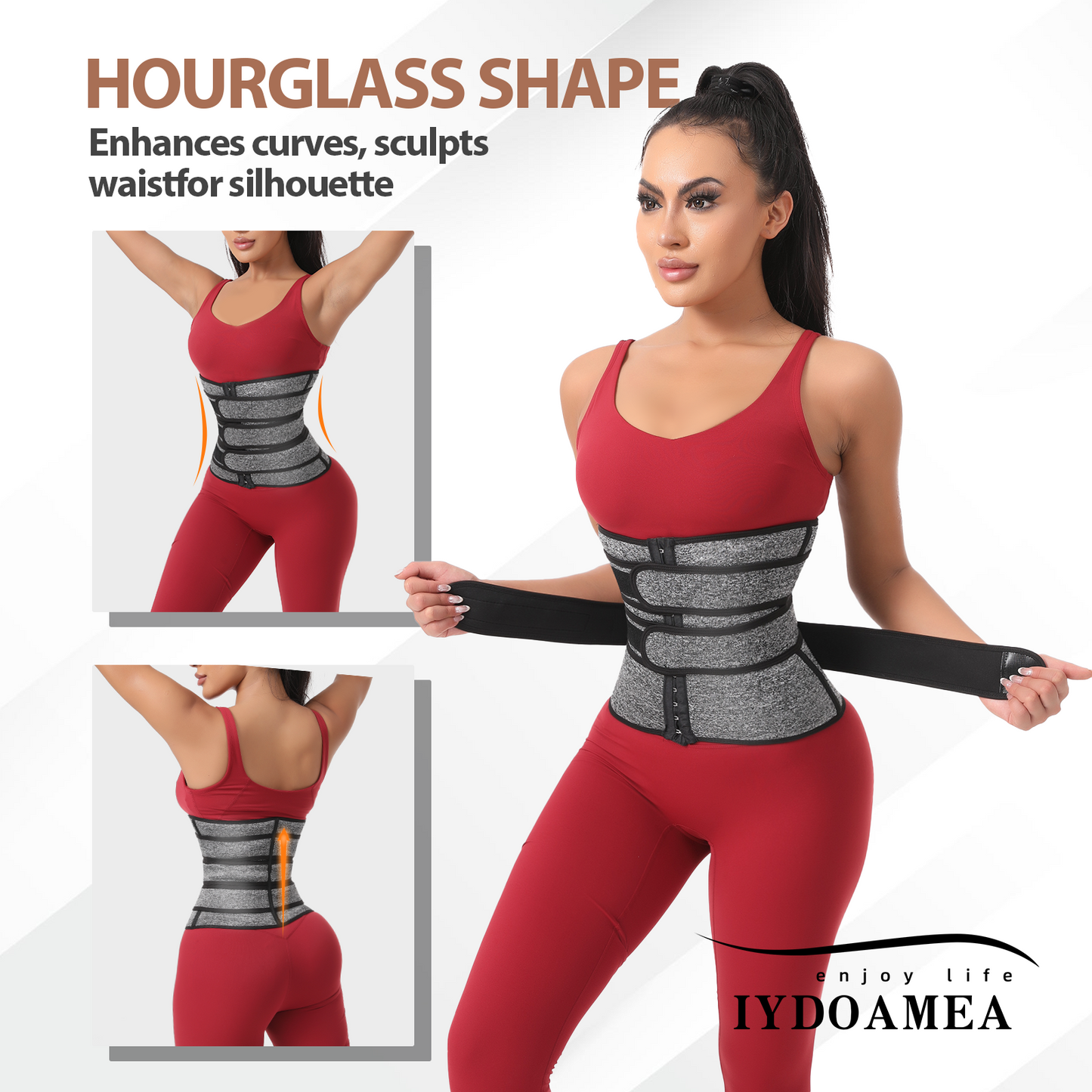 Sweat Waist Trainer Weight Loss Sports Girdle