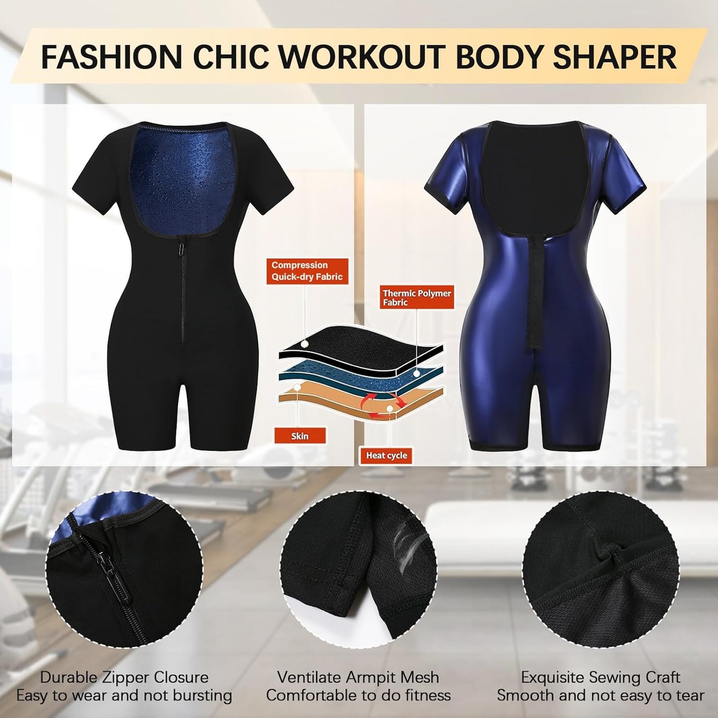 Sauna Suit for Women Sweat Vest Waist Trainer