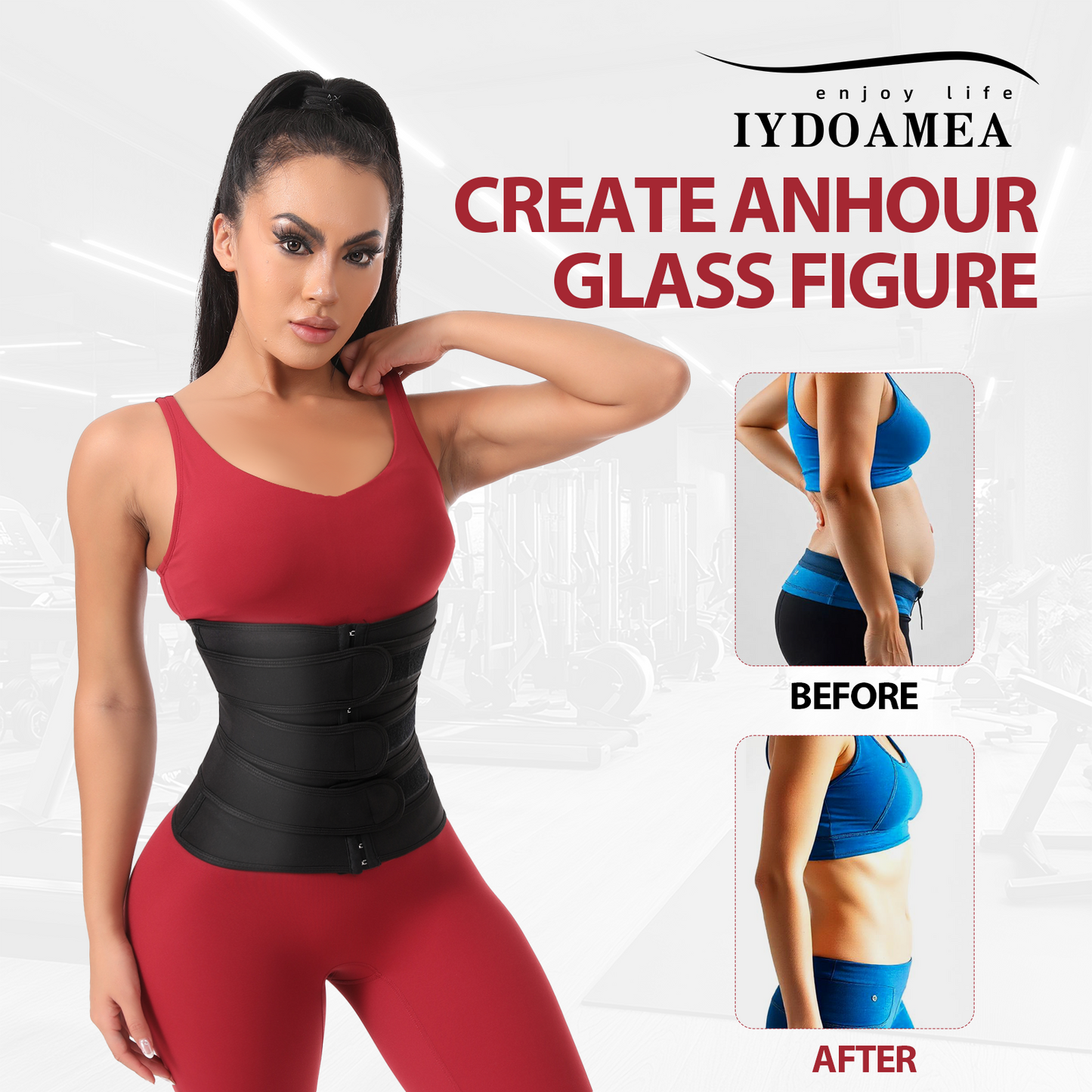 Sweat Waist Trainer Weight Loss Sports Girdle