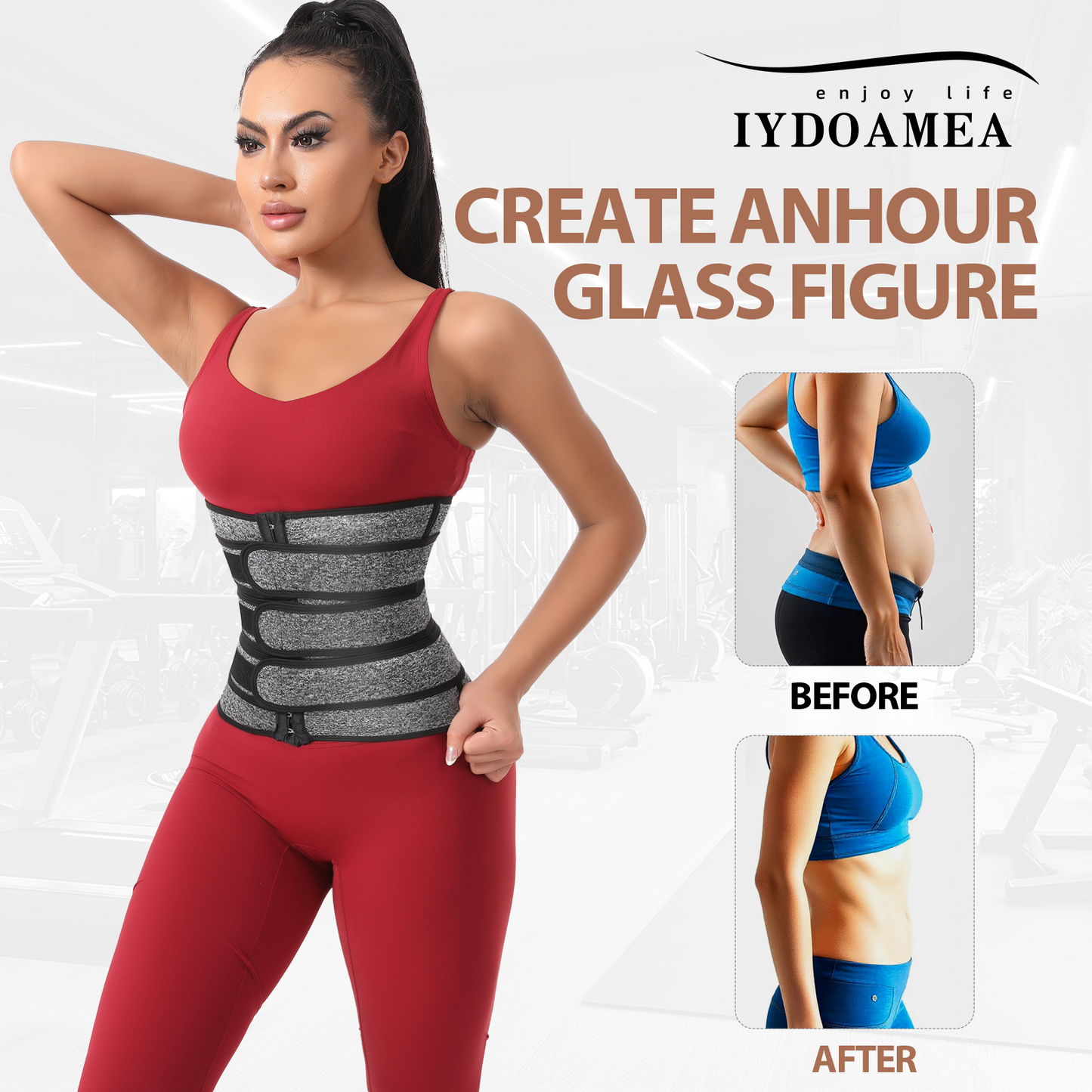 Sweat Waist Trainer Weight Loss Sports Girdle
