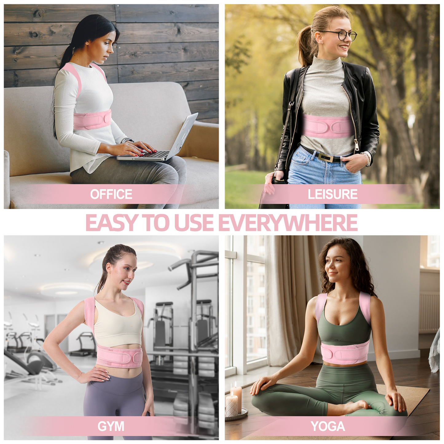 Posture Corrector For Women Back Brace For Lumbar Support And Upright