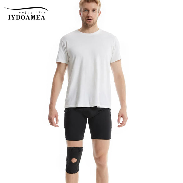 Compression Knee Support with Air Mesh Fabric Maximum Size 7XL Obese People - IYDoaMea Sport