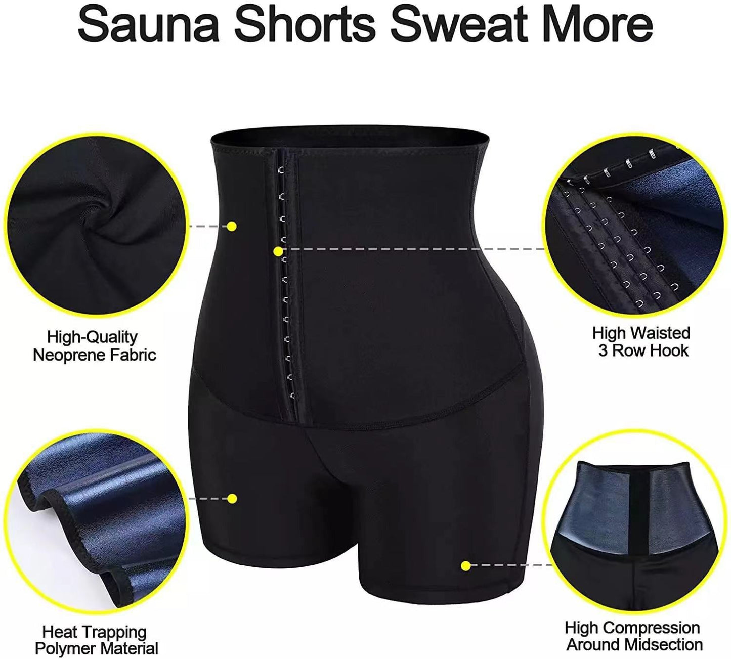 Sauna Sweat Shorts for Women Slimming Leggings Pants