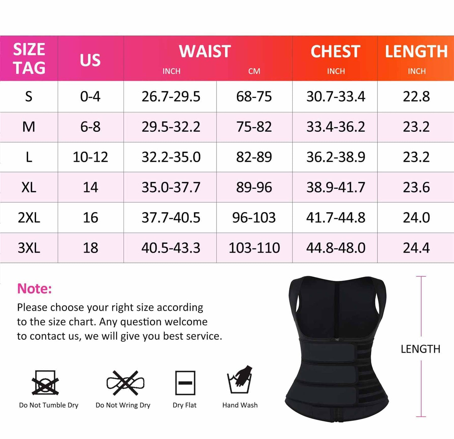 Women's' Sauna Sweat Vest Weight Loss Workout Waist Trainer