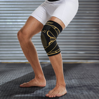 IYDoaMea 1PC  Compression Sleeve - Professional Support Brace With Adjustable Straps For Men And Women, Providing Comfortable Compression And Stability For Active Lifestyles (Order A Size Up) knee pain support strap Lightweight Compression