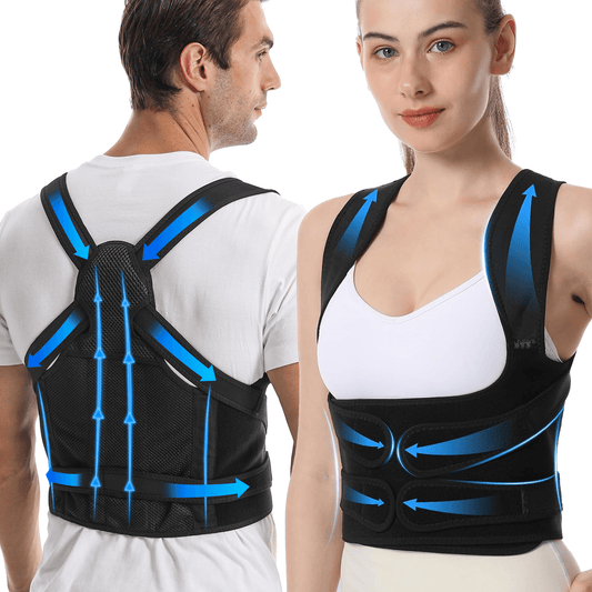 IYDOAMEA Back Brace and Posture Corrector for Women and Men, Back Straightener Posture Corrector, Scoliosis and Hunchback Correction, Back Pain, Spine Corrector, Support, Adjustable Posture Trainer