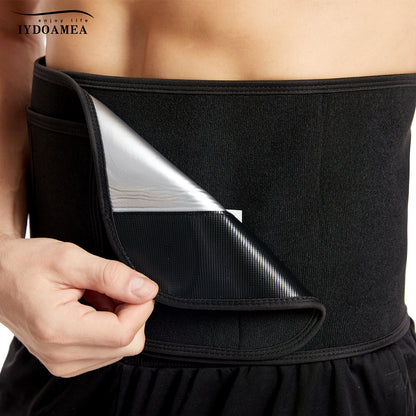 IYDoaMea 1PC Waist Trainer For Men Women For Home Gym And Workout Belt Plus Size Easy To Clean Sweatband Slim Body Upgraded sweet sweat waist trimmer sport waist adjustable waist Men's Compression Waist Trainer Suit