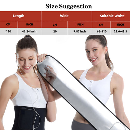 IYDoaMea 1PC Waist Trainer For Men Women For Home Gym And Workout Belt Plus Size Easy To Clean Sweatband Slim Body Upgraded sweet sweat waist trimmer sport waist adjustable waist Men's Compression Waist Trainer Suit