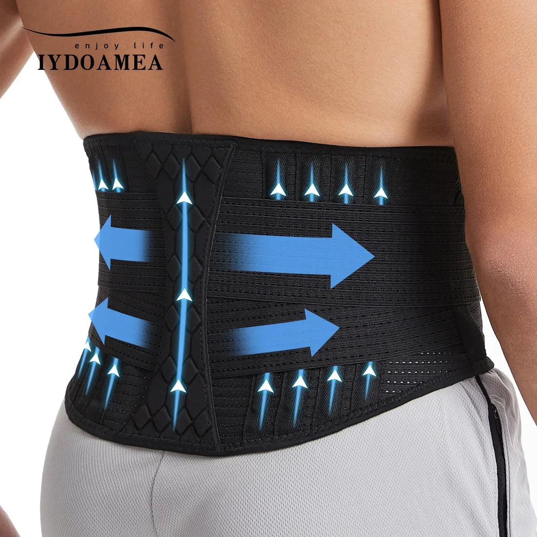 Stays Ergonomic Back Brace for Lower Back Support - IYDoaMea Sport