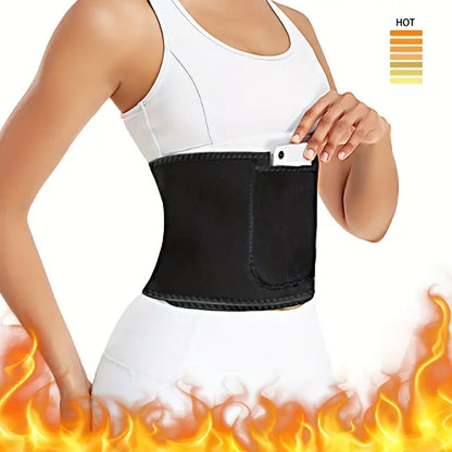 IYDoaMea 1PC Waist Trainer For Men Women For Home Gym And Workout Belt Plus Size Easy To Clean Sweatband Slim Body Upgraded sweet sweat waist trimmer sport waist adjustable waist Men's Compression Waist Trainer Suit