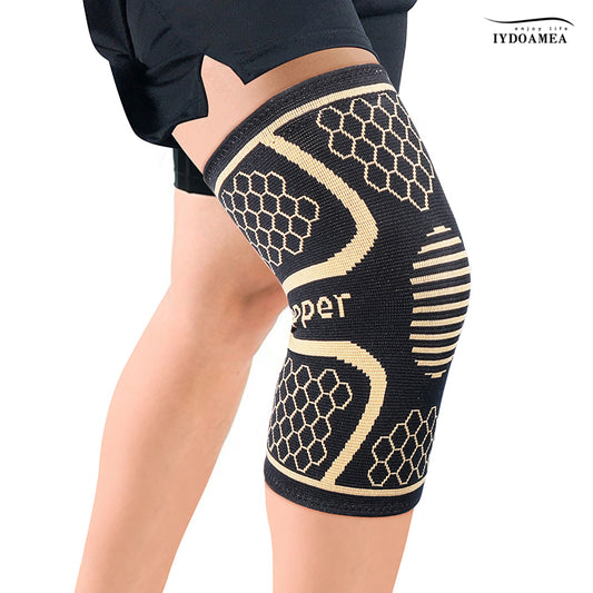 IYDOAMEA 1 Pcs Copper Knee Braces For Knee Pain - Knee Compression Sleeve Support For Men & Women, Arthritis, Working Out (Order A Size Up) knee pain black friday support strap Healthcare Tool support sleeve