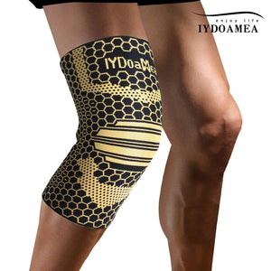 Copper Ions Fiber Compression Knee Sleeve for Women and Men - IYDoaMea Sport