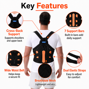 Full Back Posture Support Brace - product view 15