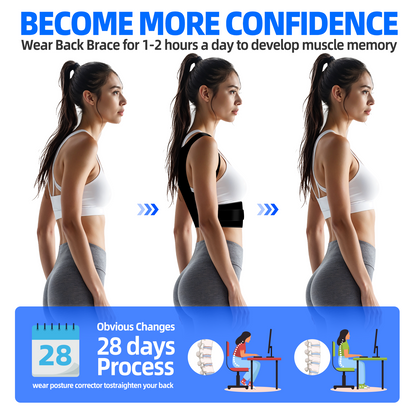 IYDoaMea Adjustable Posture Corrector for Improving Back Posture Relief for Upper and Lower Back
