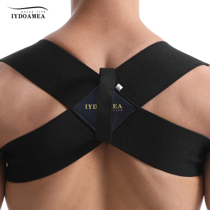 IYDoaMea 1PC Plus Size Fitness Heavy Shoulder Straps, Bench Presses, Shoulder Training Straps, Press Lifts, Chest Straight, Straight Back Assist Straps, Open Shoulder Assist Straps Heavy Shoulder Back Support Brace, Posture Corrector For Men And Women