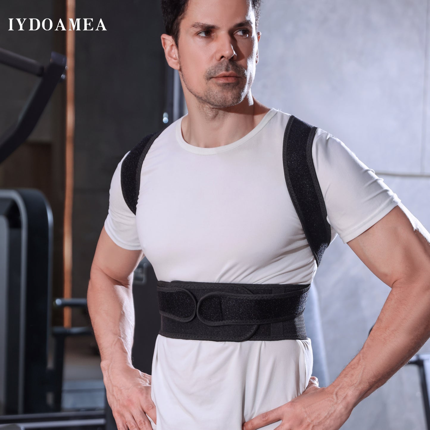 IYDoaMea Back Brace Posture Corrector for Women and Men, Shoulder Straightener, Adjustable Full Back Support, Upper and Lower Back Pain Relief - Scoliosis, Hunchback, Hump, Thoracic, Spine Corrector