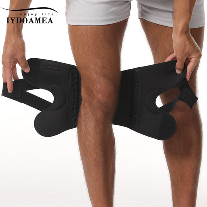 IYDoaMea 1 PC Knee Brace for Men & Women, Knee Support with Side Stabilizers & Patella Gel Pad