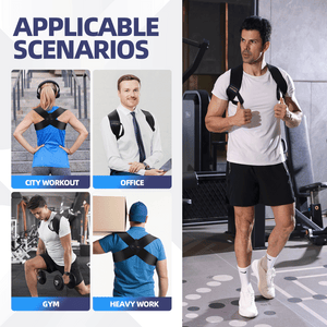 Upper Back Posture Corrector – Neck, Shoulder & Upper Back Support Brace for Men & Women