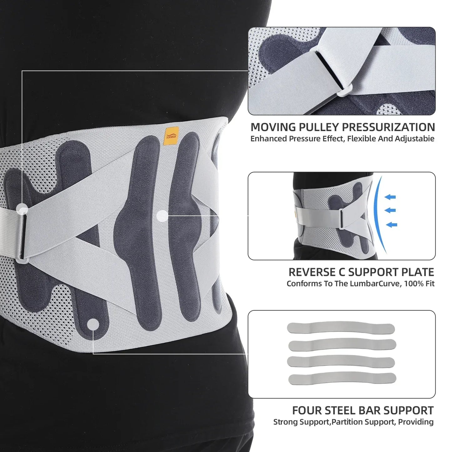 Lumbar Support Belt for Everyday Back Comfort - IYDoaMea