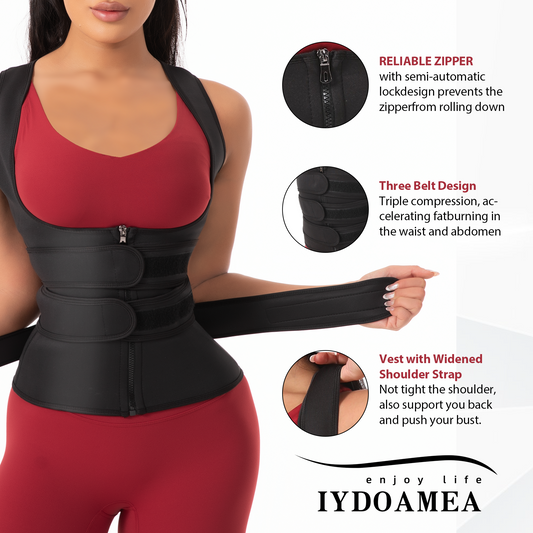 Women's' Sauna Sweat Vest Weight Loss Workout Waist Trainer