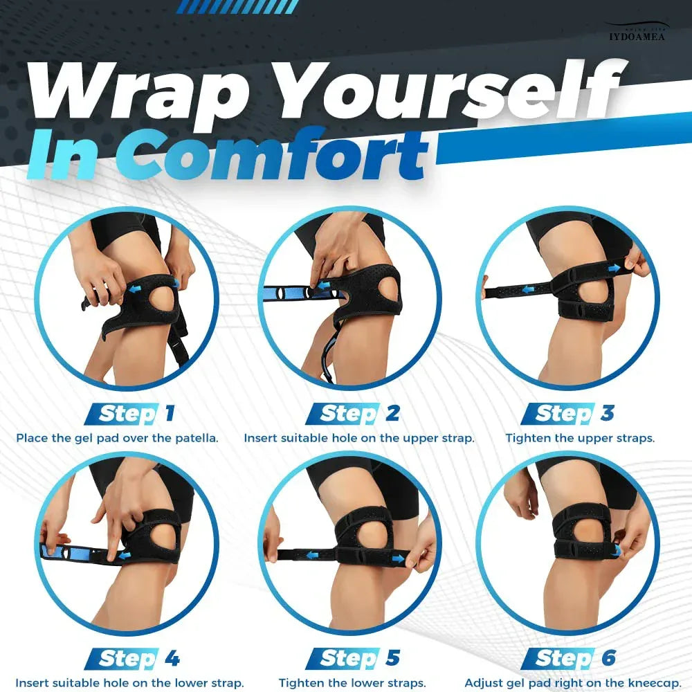 Adjustable Patellar Tendon Support Strap - IYDoaMea