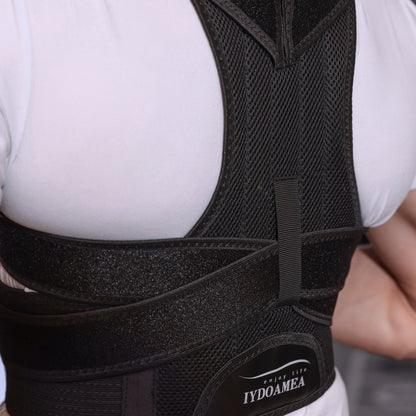IYDoaMea Back Brace Posture Corrector for Women and Men, Shoulder Straightener, Adjustable Full Back Support, Upper and Lower Back Pain Relief - Scoliosis, Hunchback, Hump, Thoracic, Spine Corrector