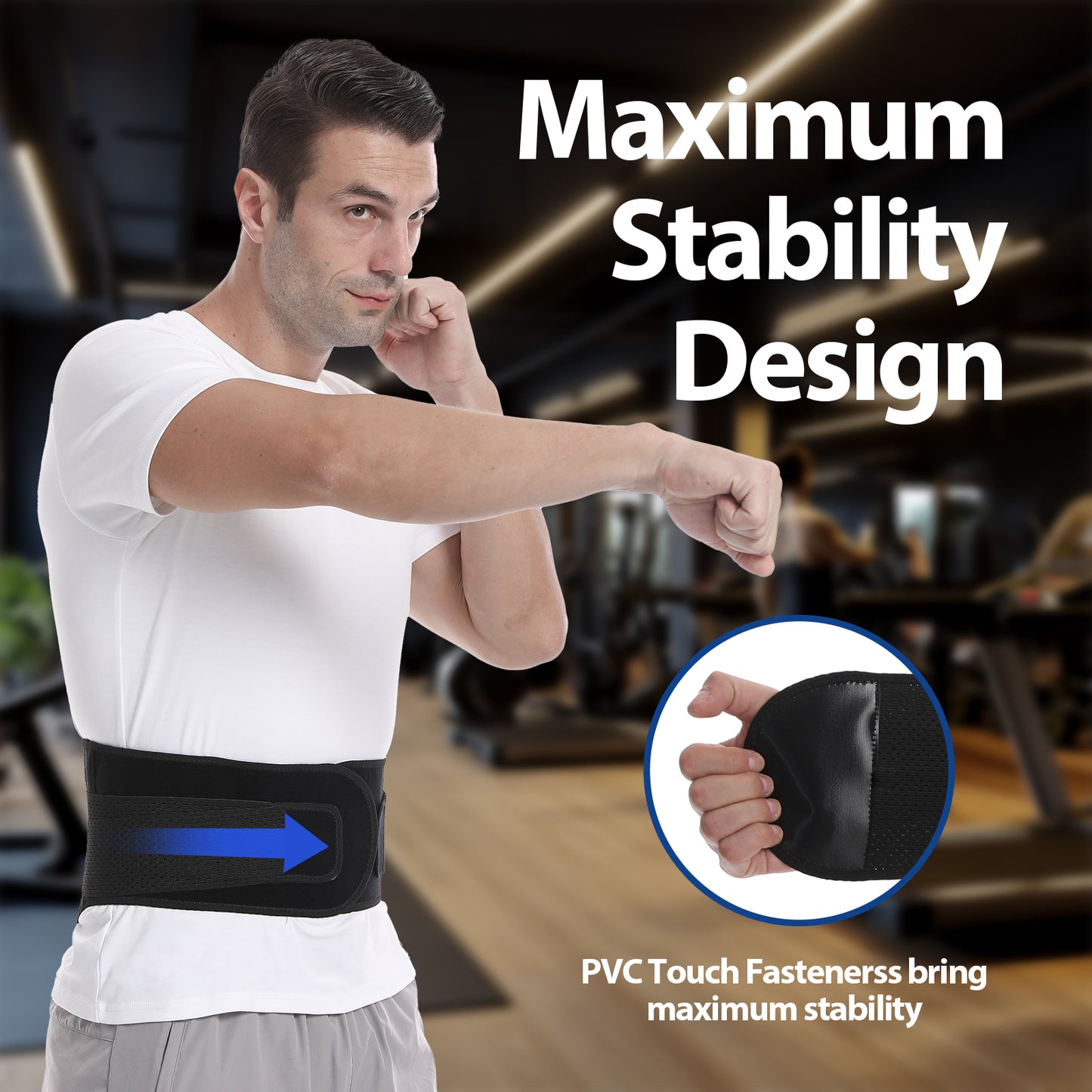 IYDoaMea Air Mesh Breathable Back Brace For Men Women With 4 Steel Plates, 2 Springs Stays, Anti-skid, Adjustable Lumbar Belt For Work Back Brace Support strap Adjustable Breathable Posture Correction Belt Healthcare