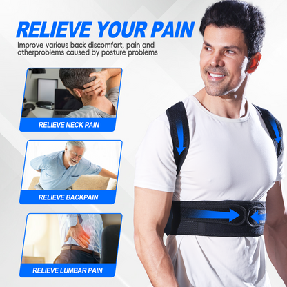 IYDoaMea Adjustable Posture Corrector for Improving Back Posture Relief for Upper and Lower Back