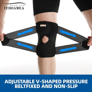 Compression Knee Support with Air Mesh Fabric Maximum Size 7XL Obese People - IYDoaMea Sport