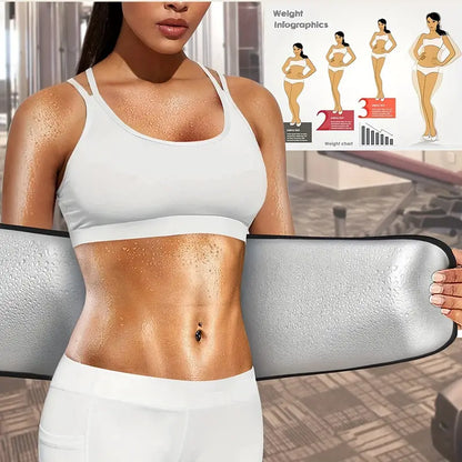 IYDoaMea 1PC Waist Trainer For Men Women For Home Gym And Workout Belt Plus Size Easy To Clean Sweatband Slim Body Upgraded sweet sweat waist trimmer sport waist adjustable waist Men's Compression Waist Trainer Suit
