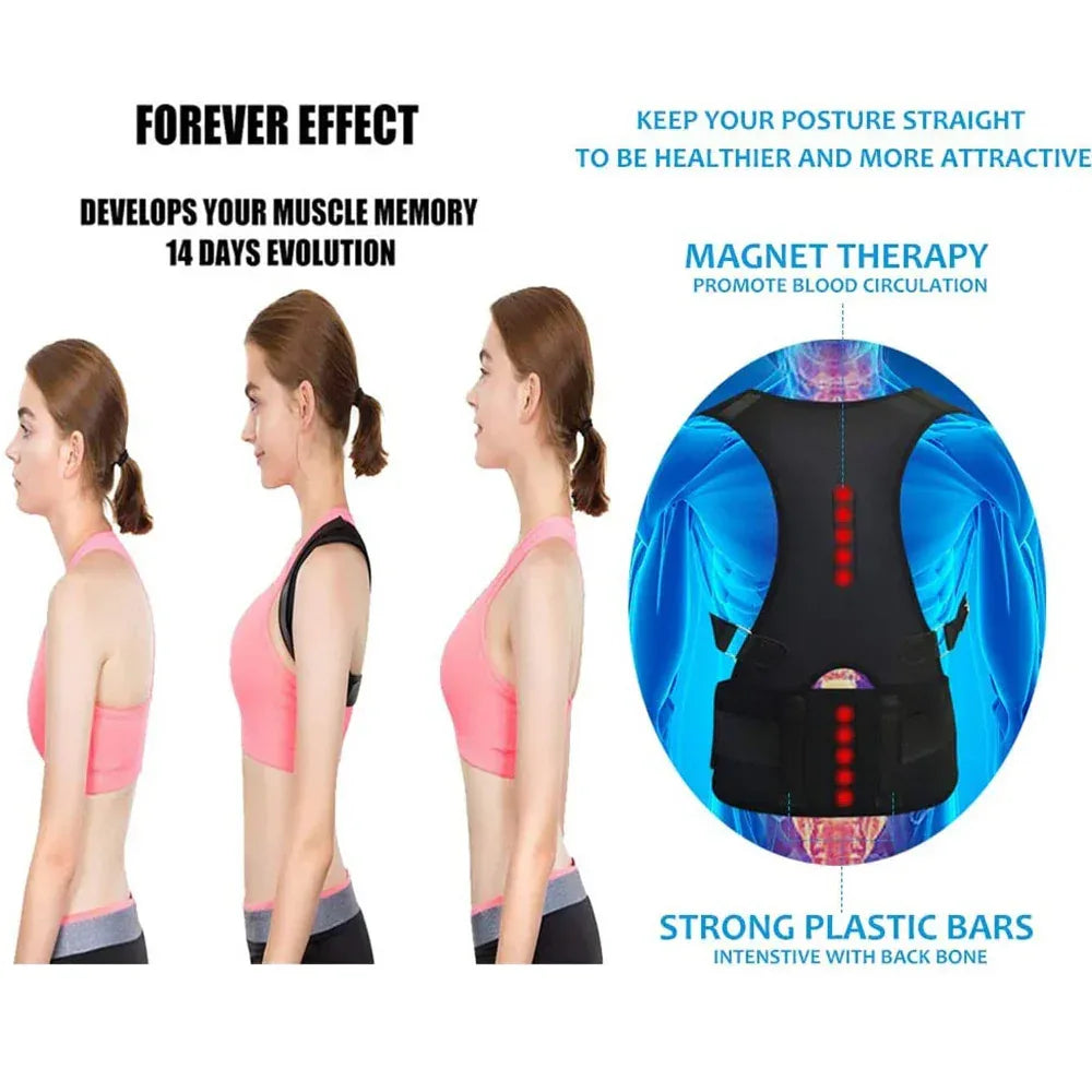 Magnetic Lumbar Back Support Belt Back Comfort - IYDoaMea
