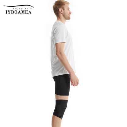 IYDoaMea Plus Size Knee Compression Wrap Brace (Order A Size Up), Breathable Adjustable Knee Brace For Men And Women, Knee Brace With Side Stabilizers Leg Supporter Healthcare football accessories