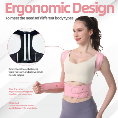 Posture Corrector For Women Back Brace For Lumbar Support And Upright