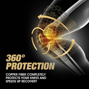Copper Ions Fiber Compression Knee Sleeve for Women and Men - IYDoaMea Sport