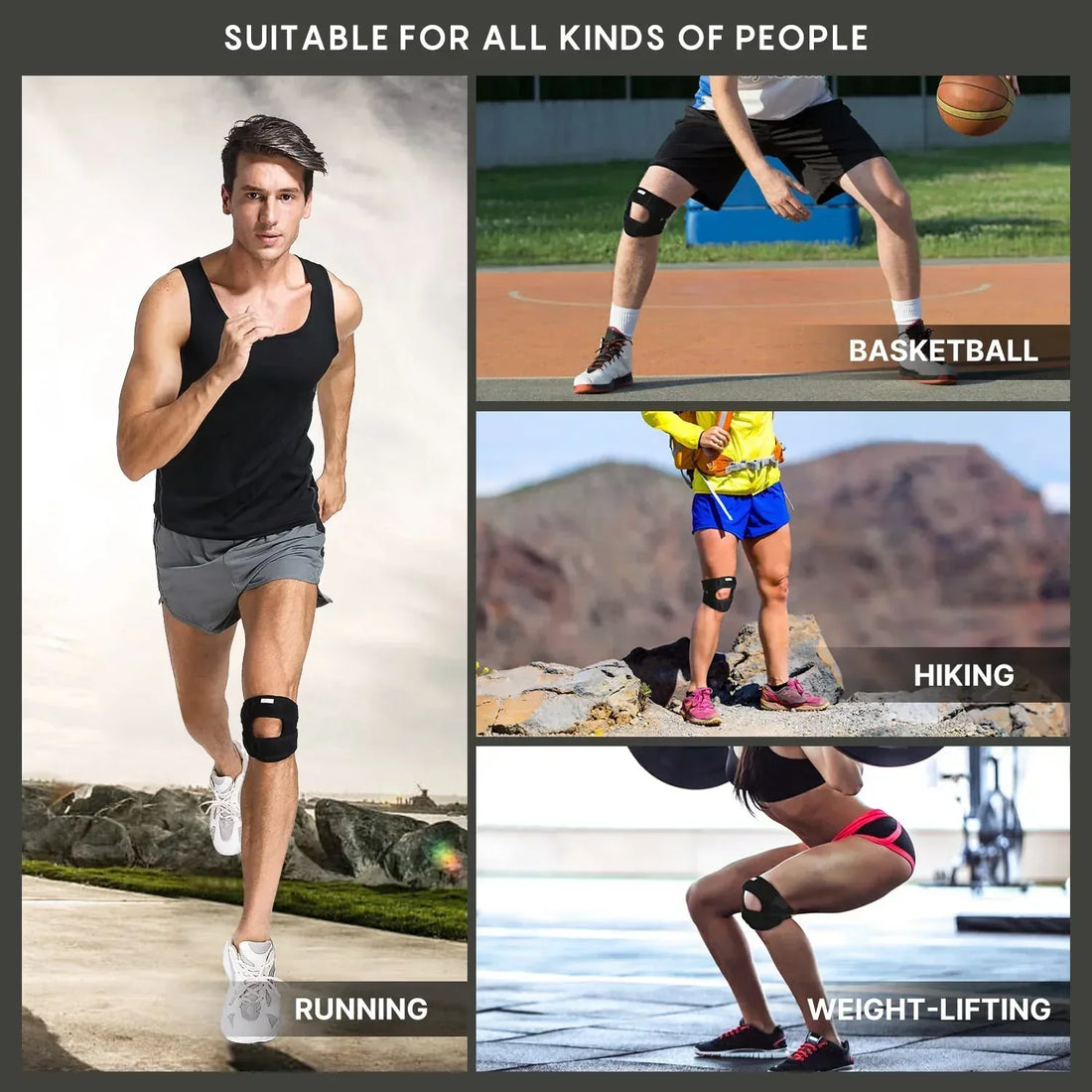 Adjustable Patellar Tendon Support Strap - IYDoaMea