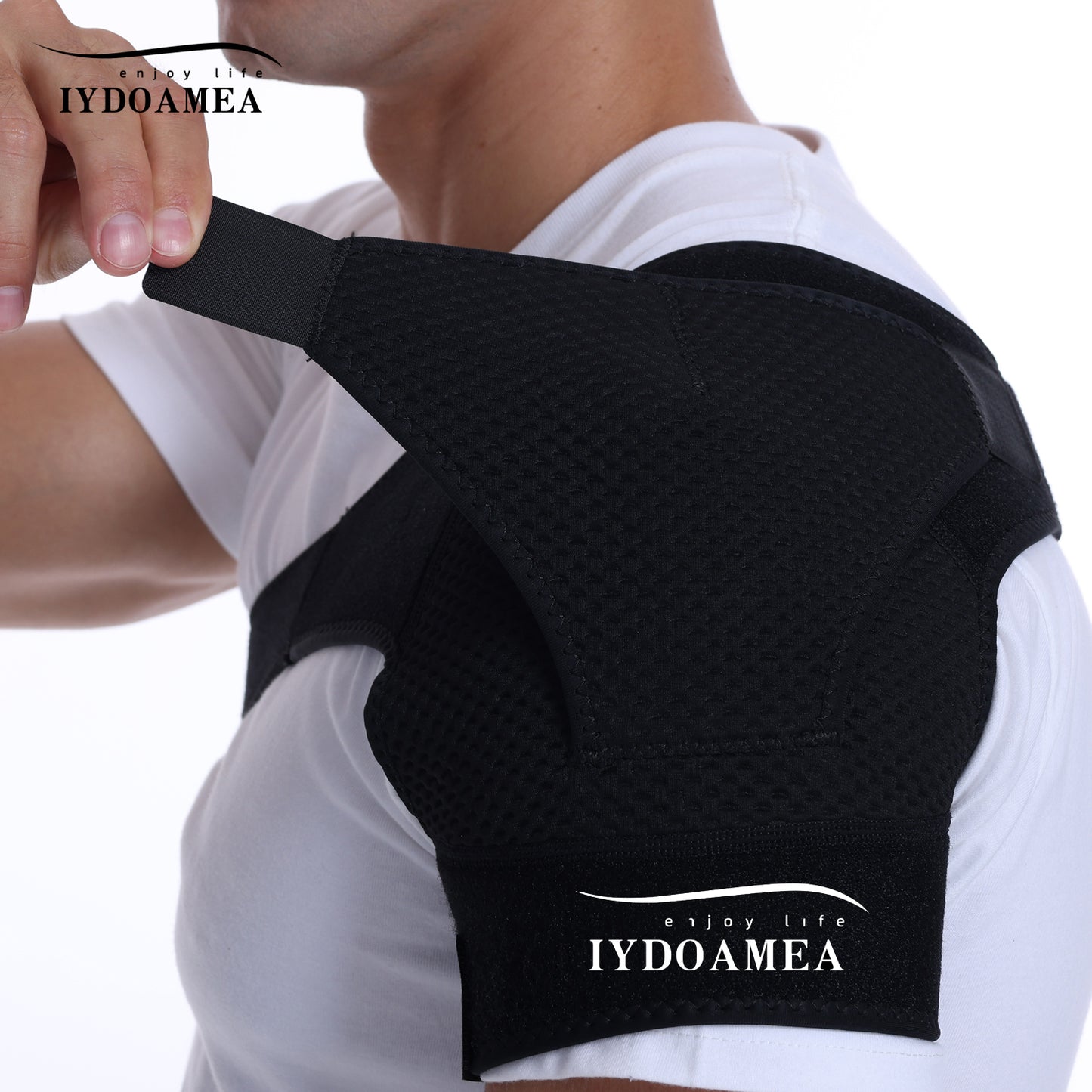 IYDoaMea 1pc Shoulder Brace For Torn Rotator Cuff, Shoulder Relieve Fatigue Support And Compression For Men And Women - Sleeve Wrap For Shoulder Stability And Recovery Healthcare Tool