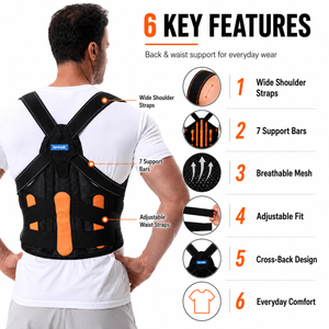 Full Back Posture Support Brace - product view 7