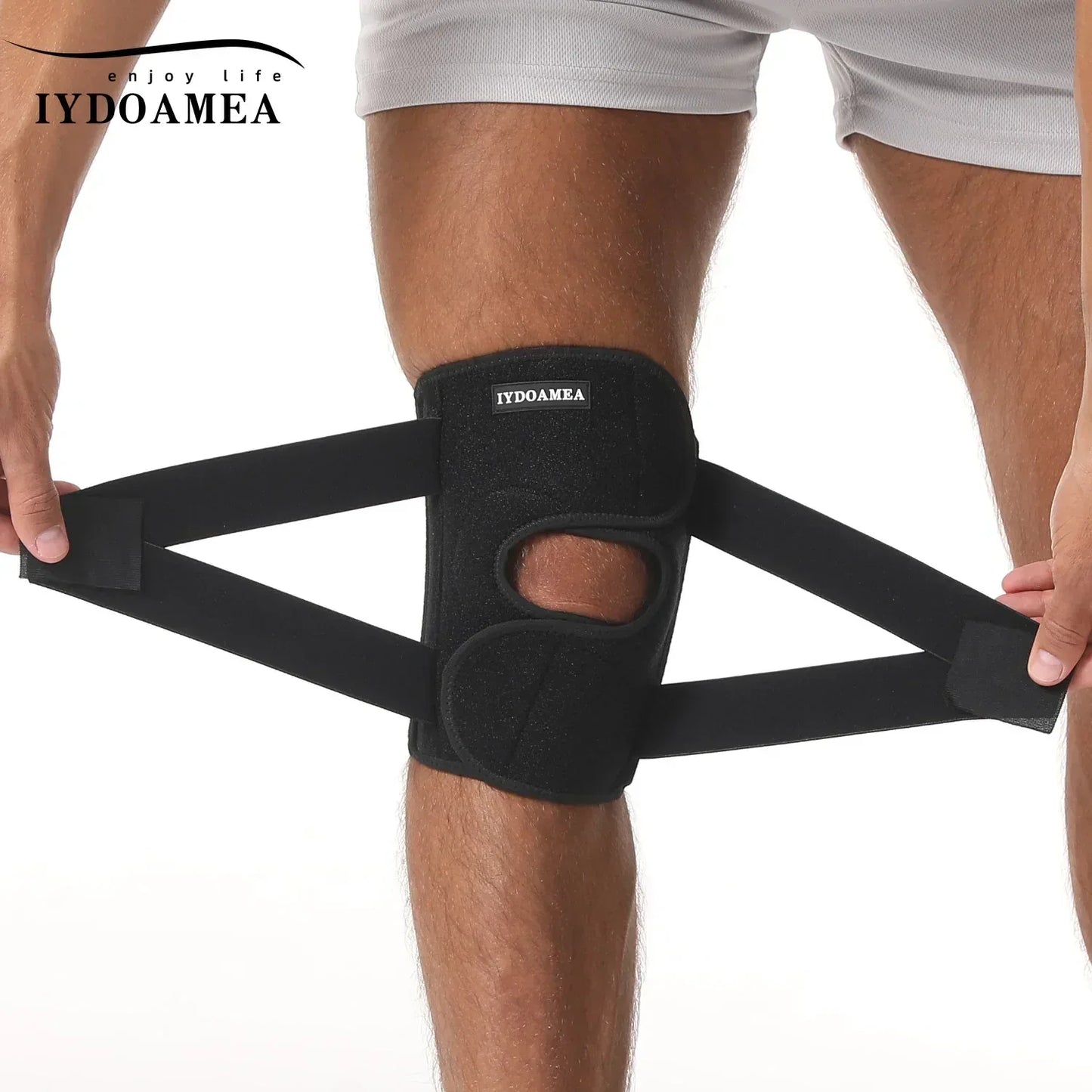 IYDOAMEA Adjustable Knee Brace for Running & Post-Surgery Recovery, ACL & Meniscus Support - IYDoaMea Sport
