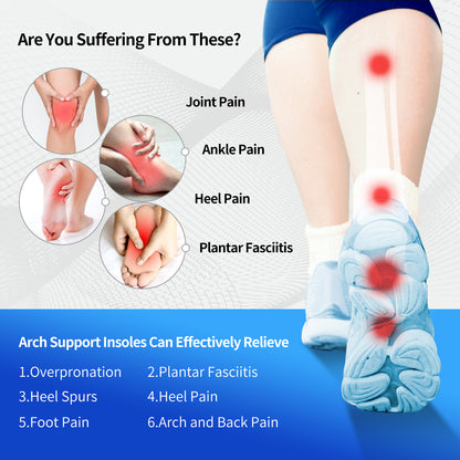 IYDoaMea 220+ lbs Plantar Fasciitis High Arch Support Insoles Men Women - Orthotic Shoe Inserts, Maximum Support And Cushion Poron Sole Insoles For Standing All Day Sweat-Absorbent Breathable Footwear Comfort Bedroom Tactical