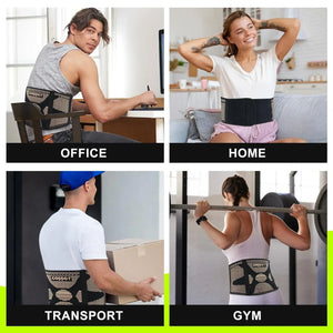 Copper Back Brace with Lumbar Support Belt - IYDoaMea